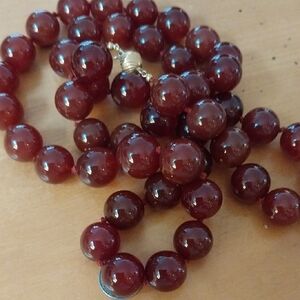 Carnelian Beaded Necklace